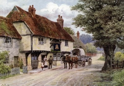 The Bell Inn, Waltham St Laurence, Berkshire da Alfred Robert Quinton